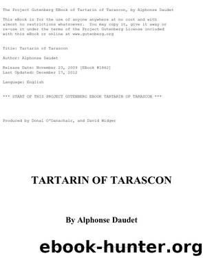 Tartarin of Tarascon by Alphonse Daudet