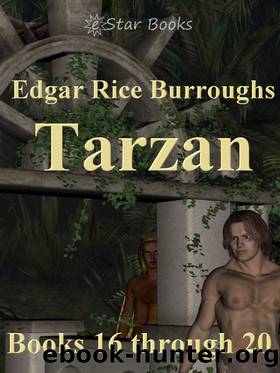 Tarzan books 16 through 20 by Edgar Rice Burroughs