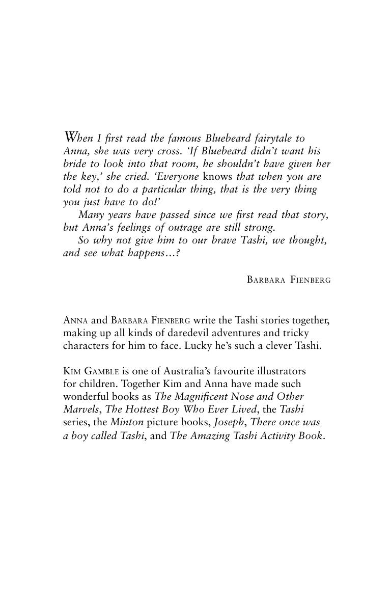 Tashi and the Forbidden Room by Anna Fienberg Barbara Fienberg && Kim Gamble