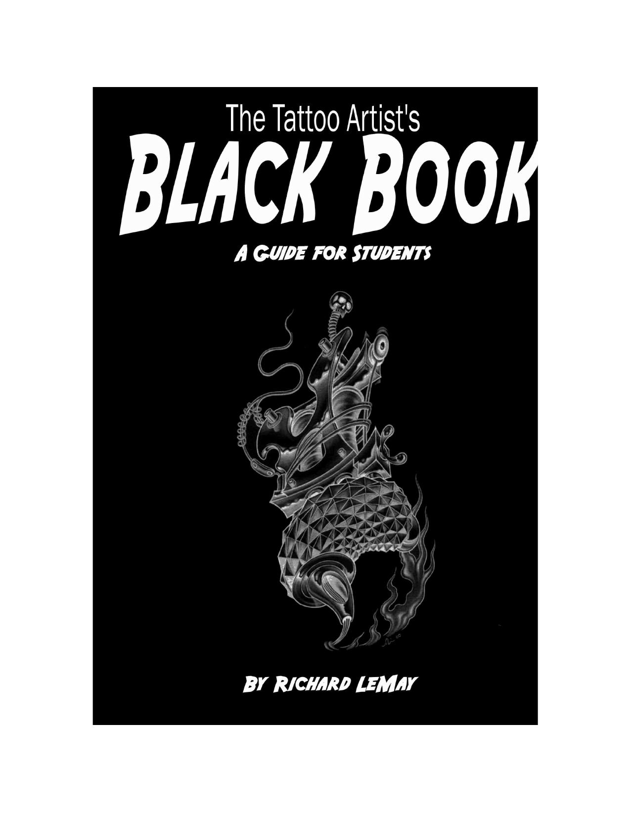 Tattoo Artists Black Book by Richard LeMay