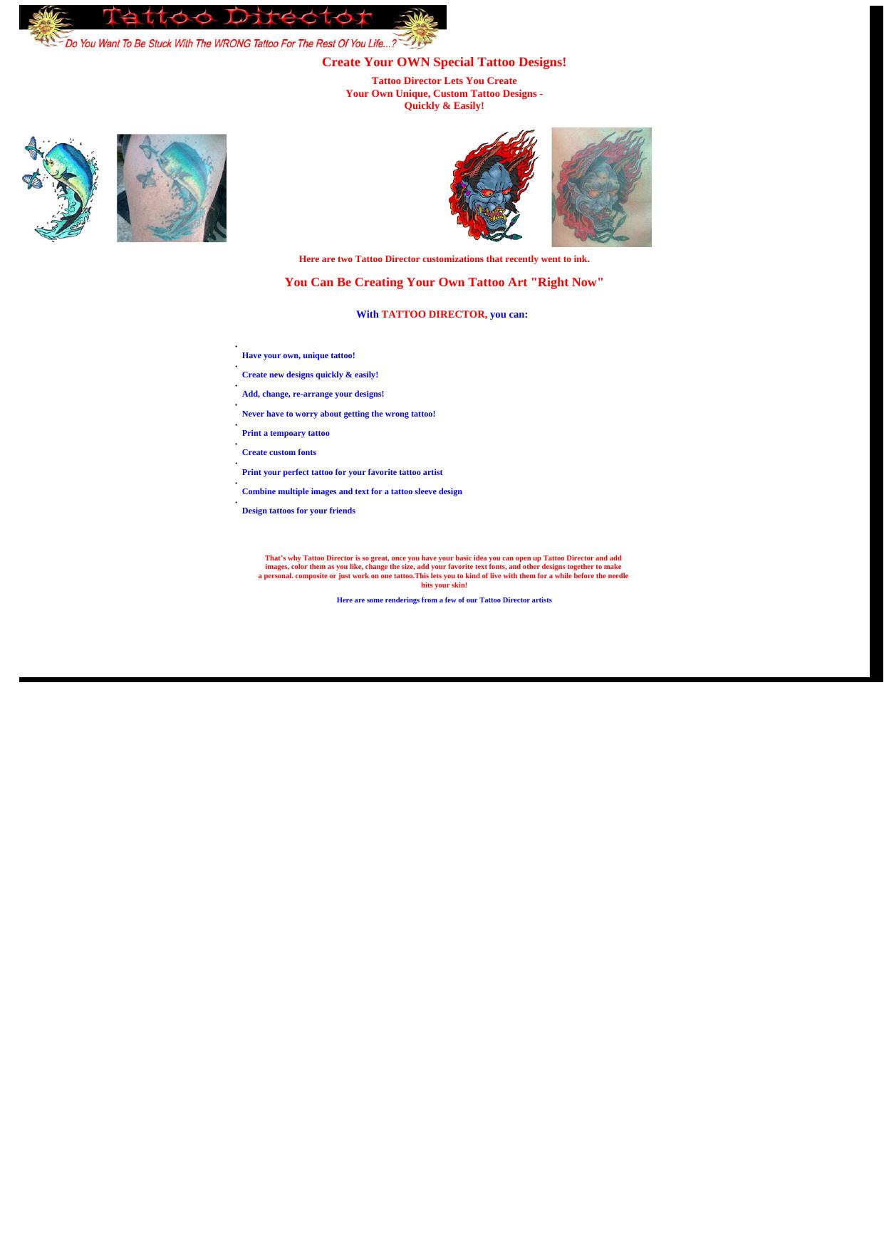 Tattoo Director. by Best of Kuszter's Collection