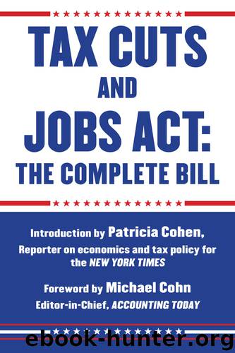 Tax Cuts and Jobs Act by Patricia Cohen