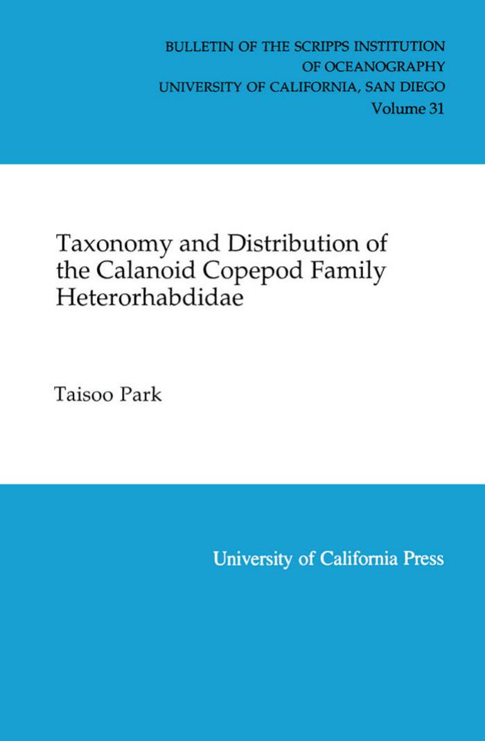 Taxonomy and distribution of the calanoid copepod family Heterorhabdidae by Park Taisoo