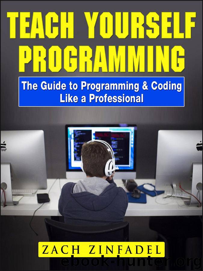 Teach Yourself Programming The Guide to Programming Coding Like a Professional by zach zinfadel