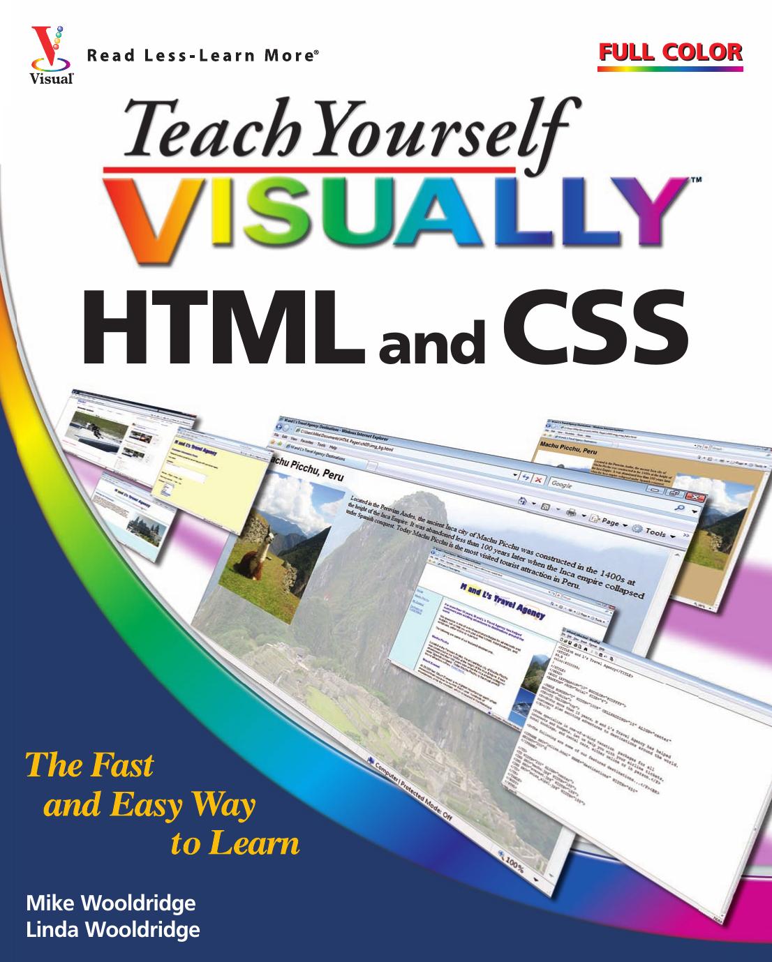 Teach Yourself VISUALLY HTML and CSS by Unknown