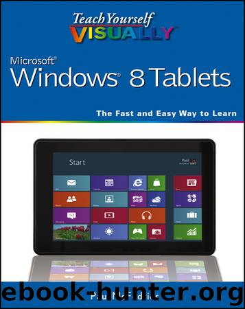 Teach Yourself VISUALLY Windows 8 Tablets by Paul McFedries
