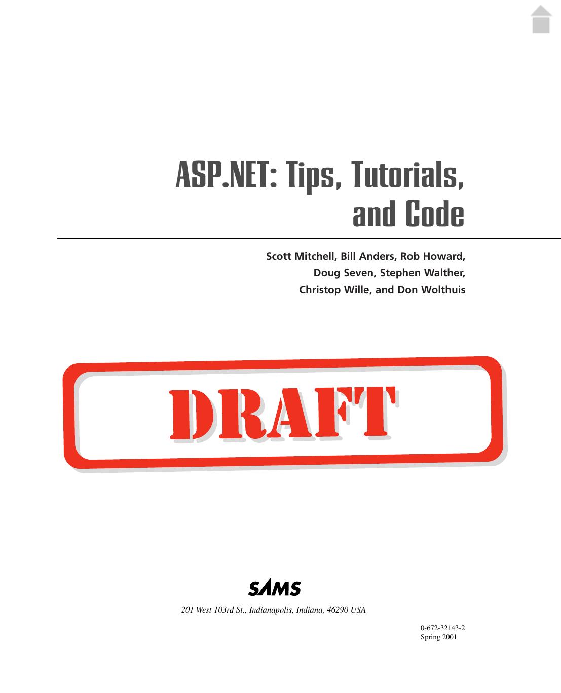 Teach Yourself-Common ASP.NET Code Techniques by Scott Mitchell Donny Mack Stephen Walther Doug Seven Bill Anders Adam Nathan Dan Wahlin