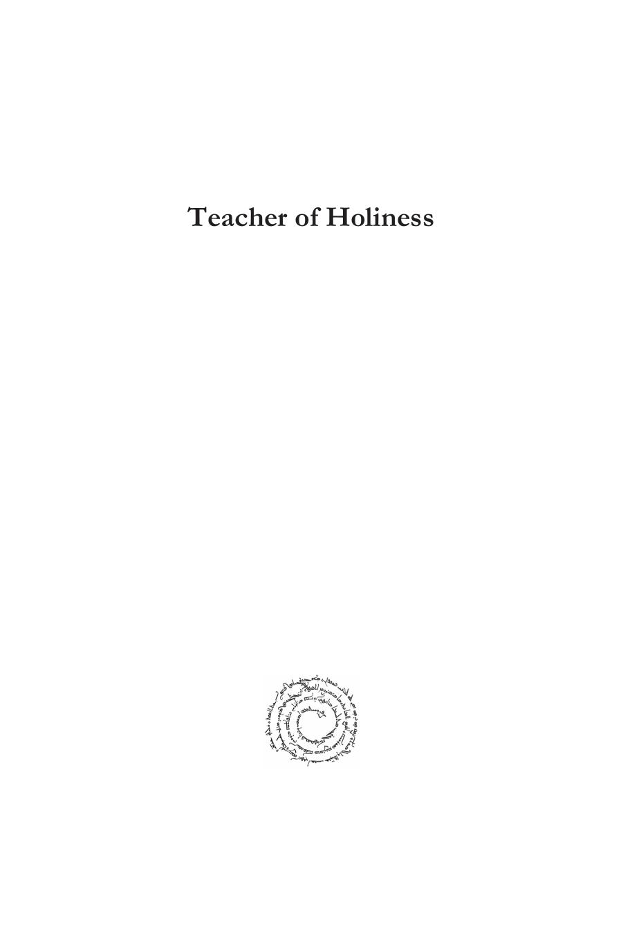 Teacher of Holiness: The Holy Spirit in Origen's Commentary on the Epistle to the Romans by Maureen Beyer Moser