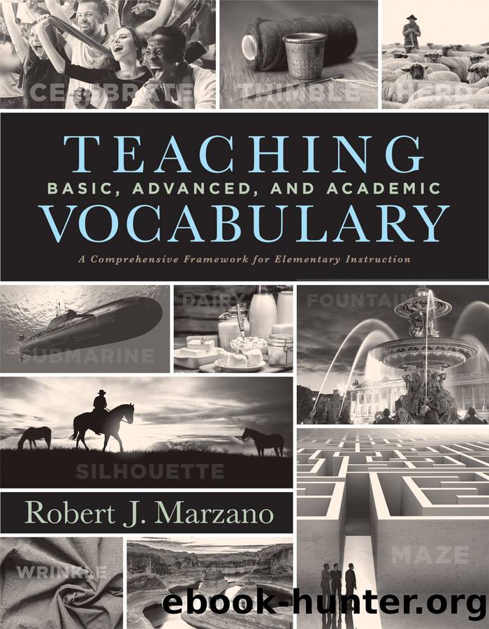 Teaching Basic, Advanced, and Academic Vocabulary by Marzano Robert J.;