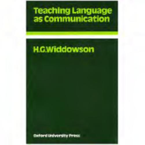 Teaching Language As Communication (Oxford Applied Linguistics) by H. G. Widdowson