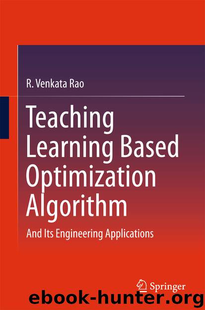 Teaching Learning Based Optimization Algorithm by R. Venkata Rao