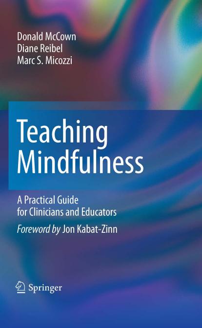 Teaching Mindfulness: A Practical Guide for Clinicians and Educators by Donald McCown Diane Reibel Marc S. Micozzi (auth.)