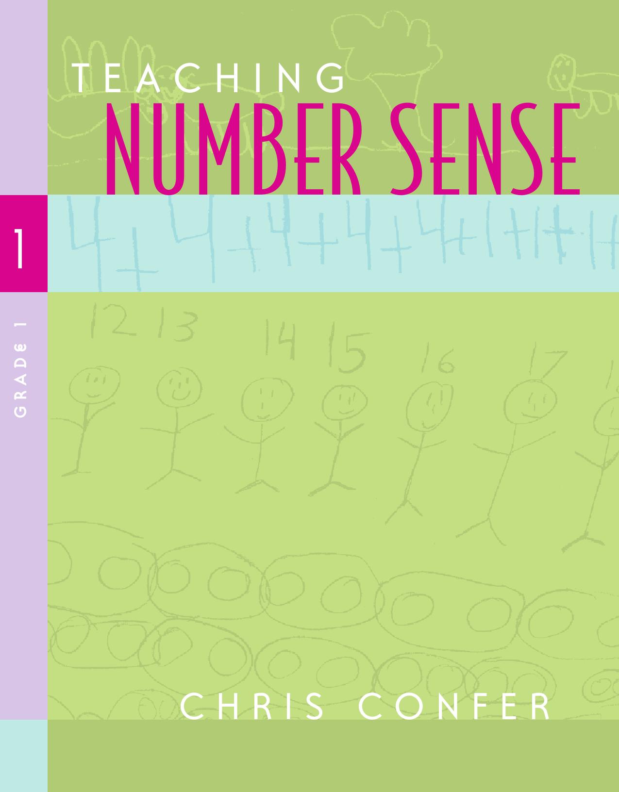 Teaching Number Sense, Grade 1 by Chris Confer