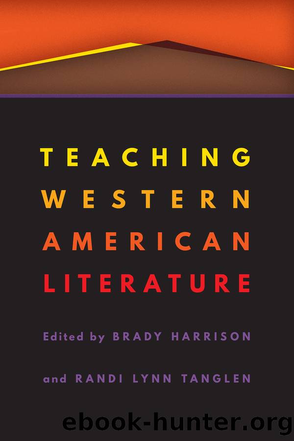 Teaching Western American Literature by Unknown
