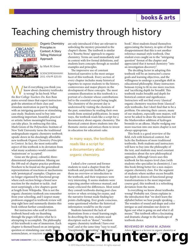 Teaching chemistry through history by Unknown