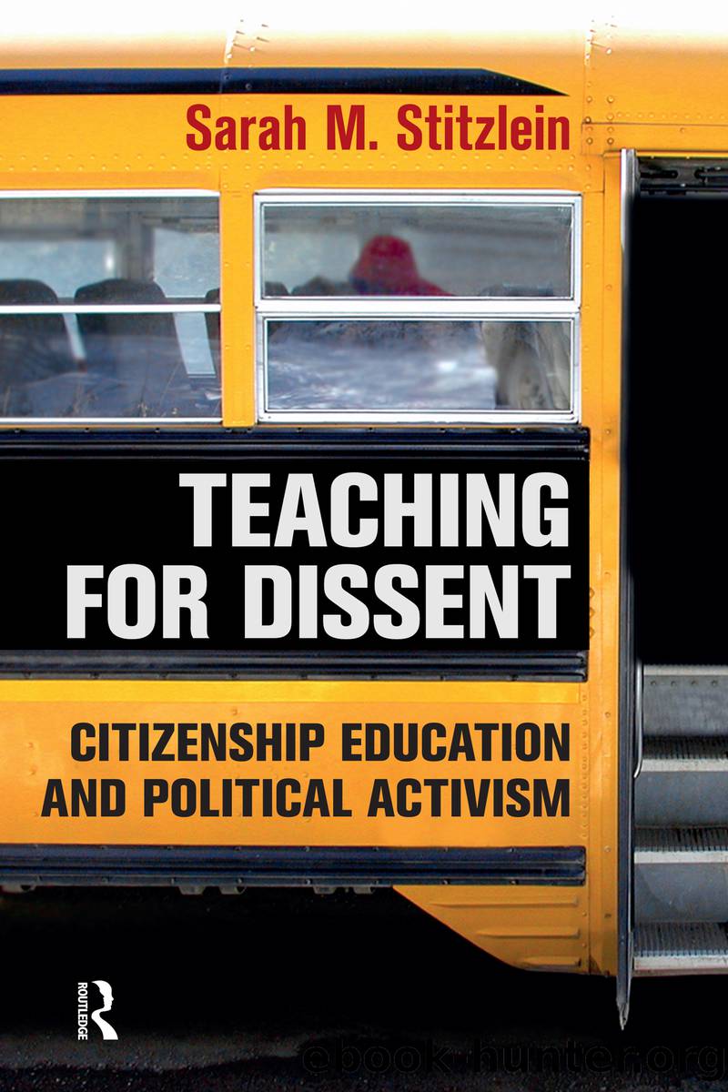 Teaching for Dissent by Stitzlein Sarah Marie;