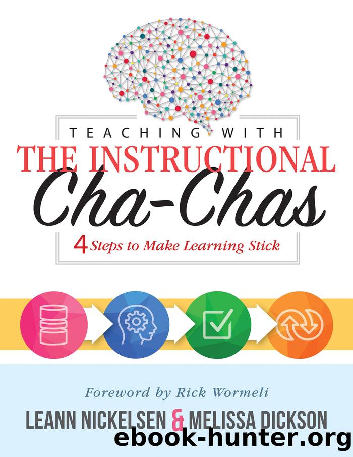 Teaching with the Instructional Cha-Chas by Nickersen LeAnn;Dickson Melissa;
