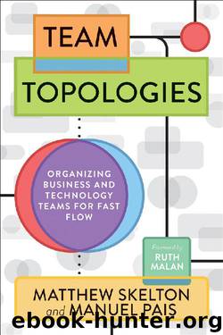 Team Topologies: Organizing Business and Technology Teams for Fast Flow by Matthew Skelton & Manuel Pais