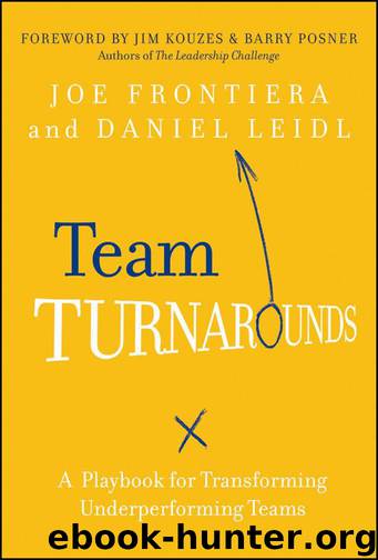 Team Turnarounds: A Playbook for Transforming Underperforming Teams by Joe Frontiera & Daniel Leidl