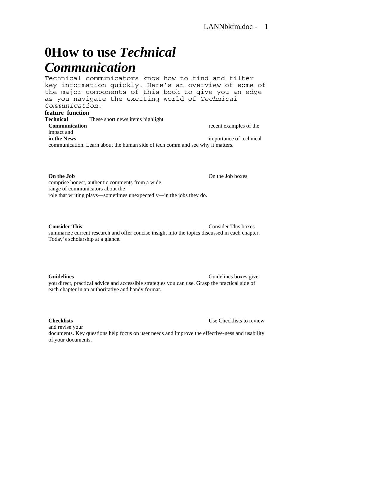 Technical Communication by John M. Lannon
