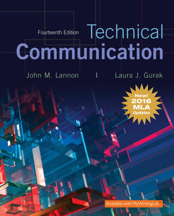 Technical Communication, MLA Update, 14th Edition by Unknow