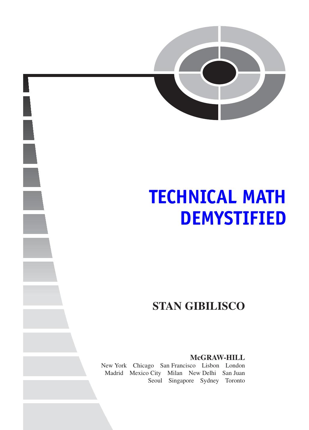 Technical Math Demystified by Gibilisco Stan