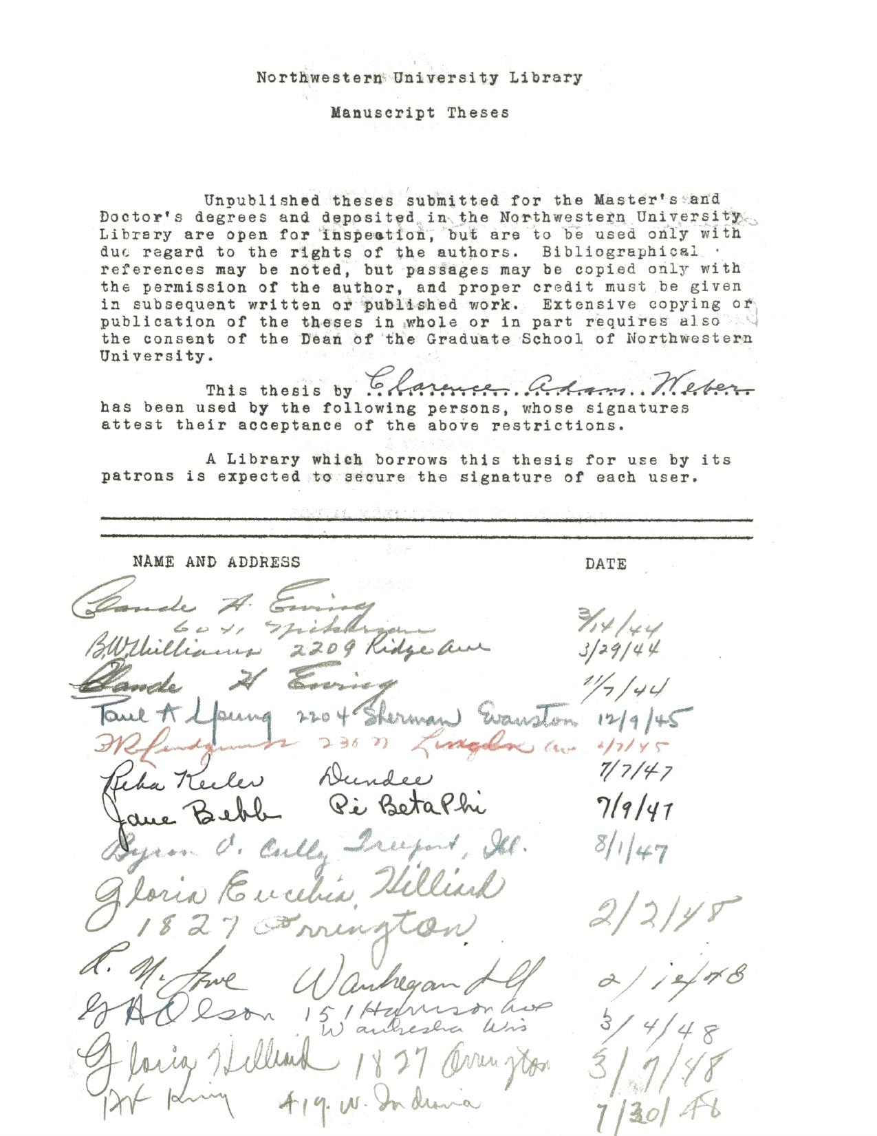 Techniques employed in a selected group of secondary schools of the North Central Association for educating teachers in service by Weber Clarence Adam