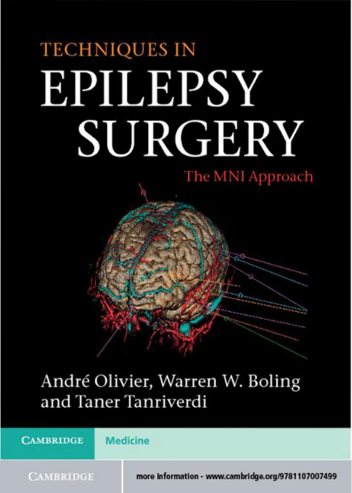 Techniques in Epilepsy Surgery: The MNI Approach by Unknow