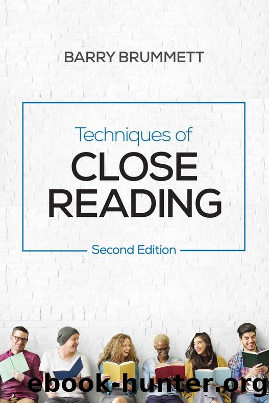 Techniques of Close Reading by Brummett Barry S