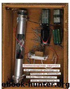 Technological Slavery: The Collected Writings of Theodore J. Kaczynski, a.k.a. The Unabomber by Kaczynski Theodore J