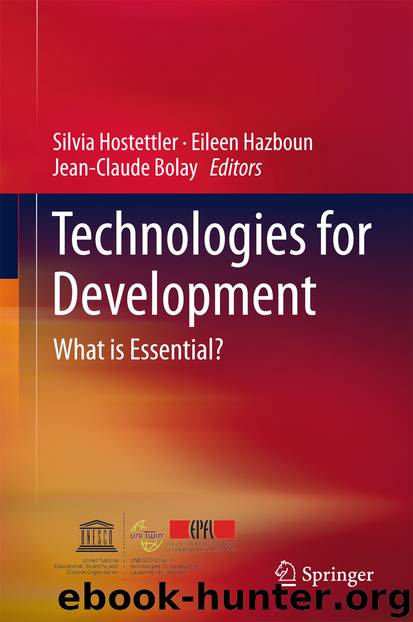 Technologies for Development by Silvia Hostettler Eileen Hazboun & Jean-Claude Bolay