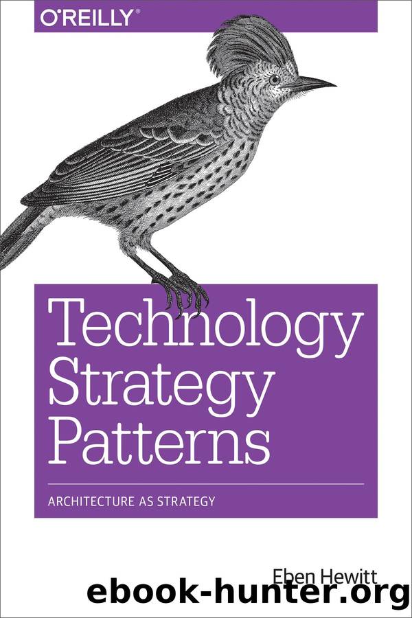 Technology Strategy Patterns: Architecture as Strategy by Eben Hewitt