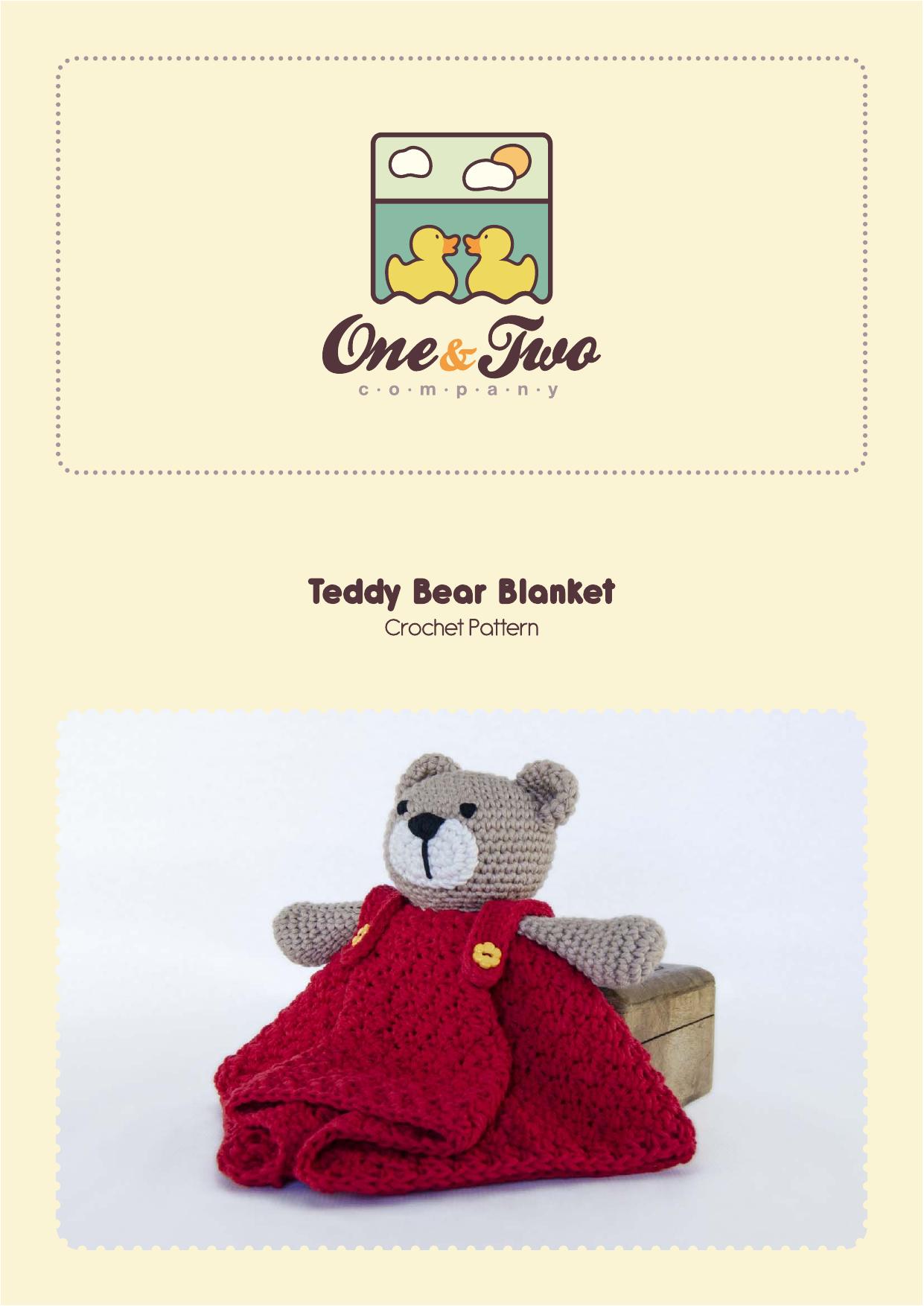 Teddy Bear Lovey by One & Two Co
