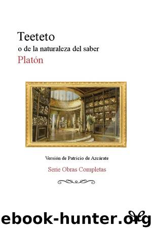 Teeteto by Platón