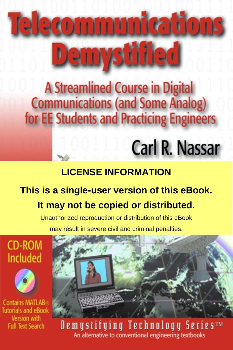 Telecommunications Demystified by Carl Nassar