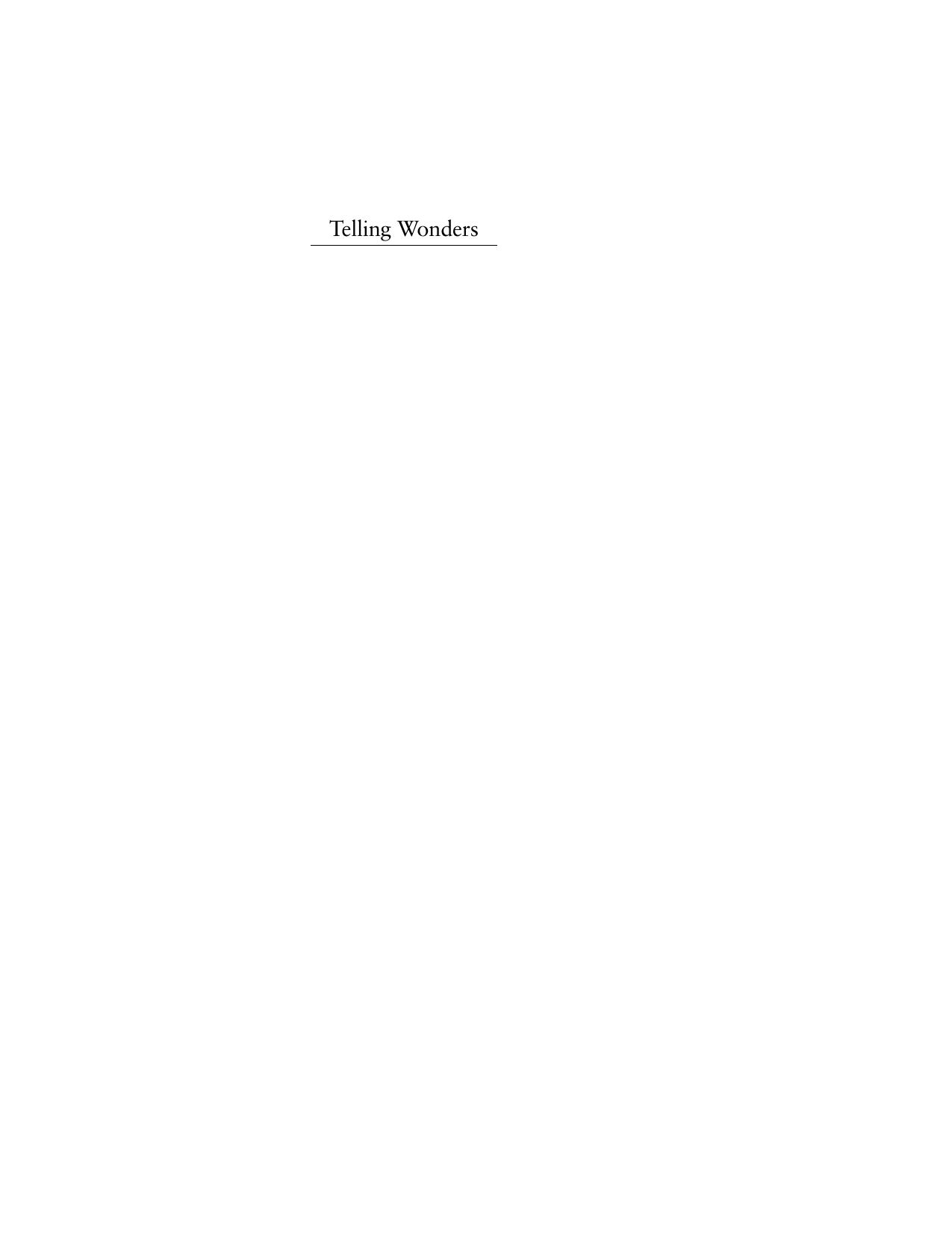 Telling Wonders: Ethnographic and Political Discourse in the Work of Herodotus by Rosaria Munson