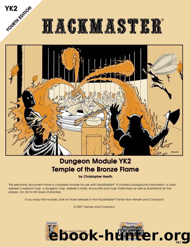 Temple of the Bronze Flame by Christopher Heath