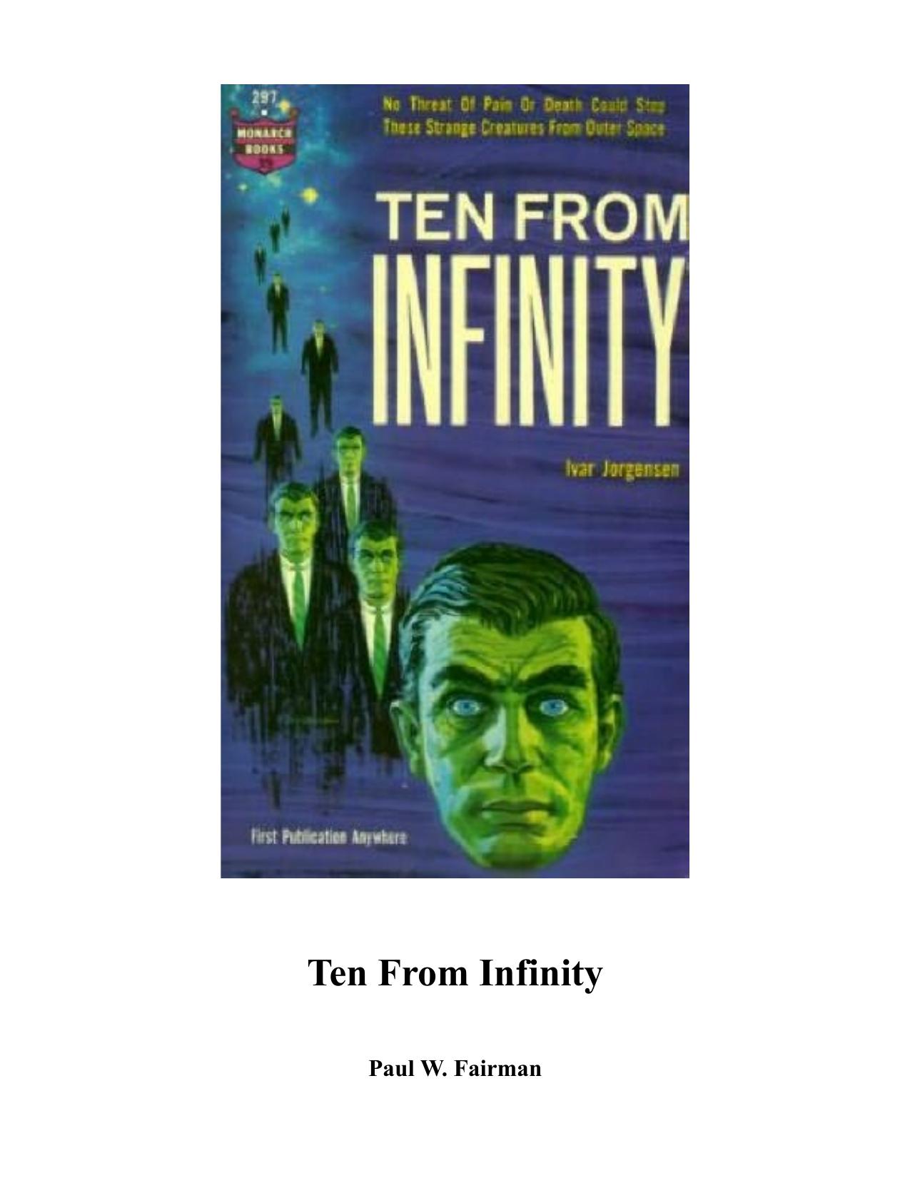 Ten From Infinity by Paul W. Fairman