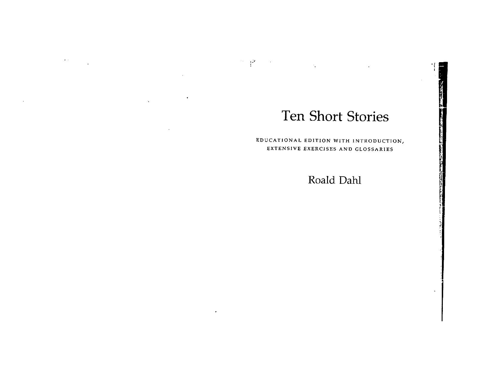 Ten Short Stories (Penguin Student Editions) by Roald Dahl