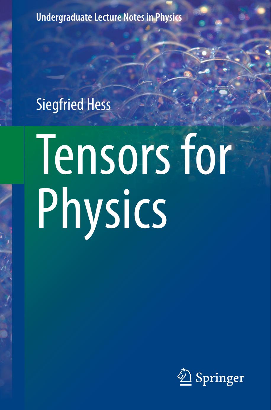 Tensors for Physics by Siegfried Hess