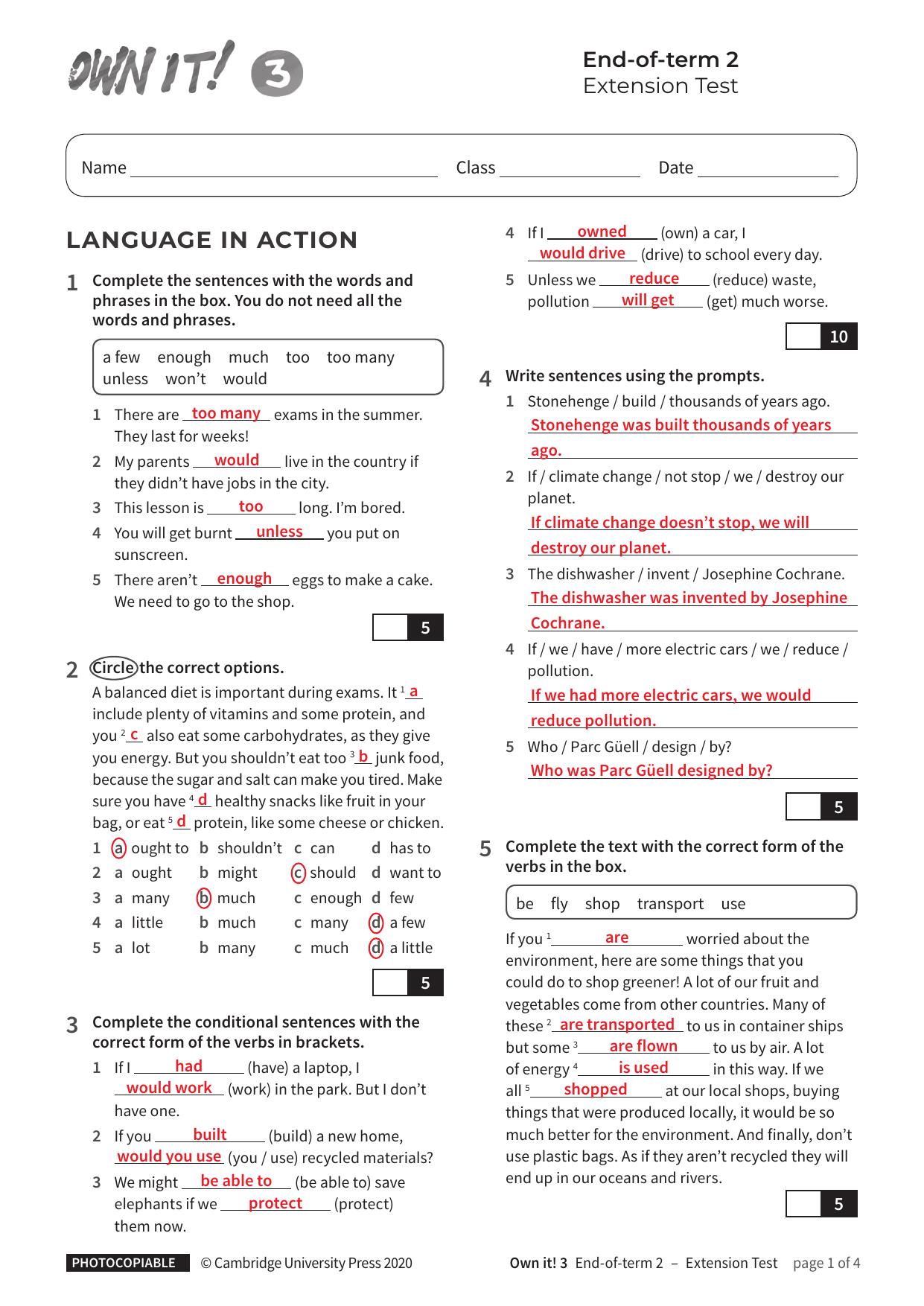 Term2 Extension with answers by Unknown
