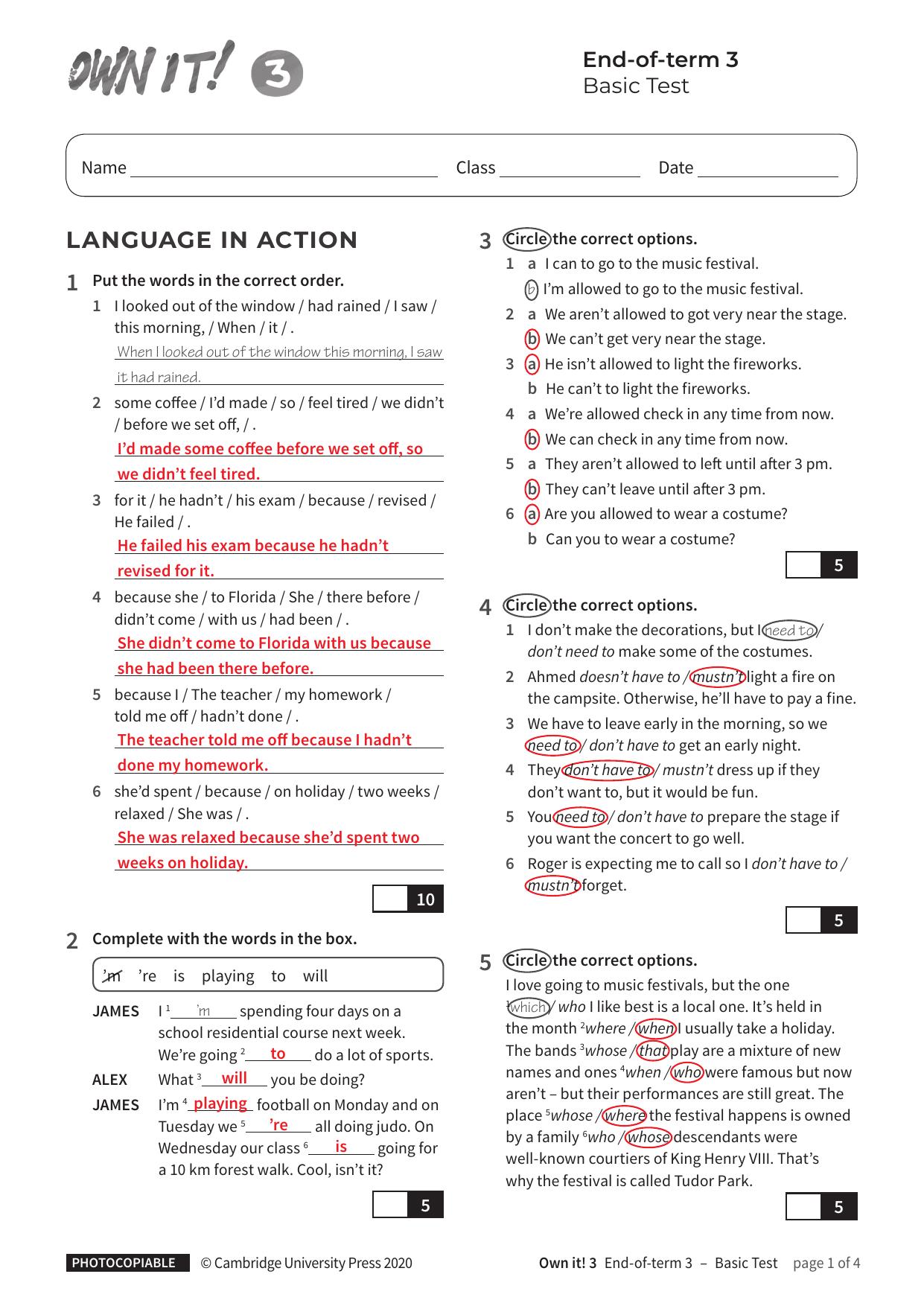 Term3 Basic with answers by Unknown