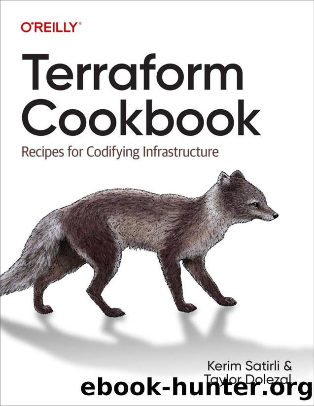 Terraform Cookbook (for True Epub) by Kerim Satirli & Taylor Dolezal