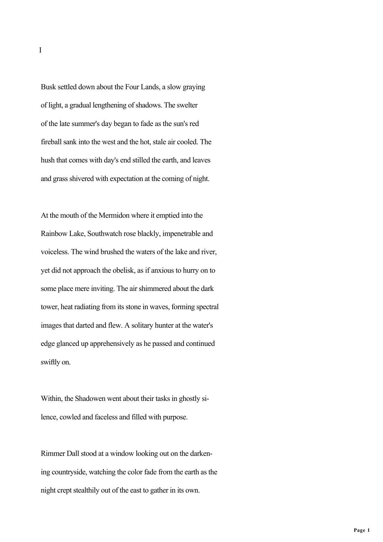 Terry Brooks - Heritage 04 by The Talismans of Shannara