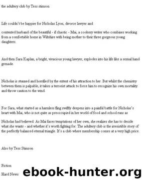 Tess Stimson - The Adultery Club by The Adultery Club