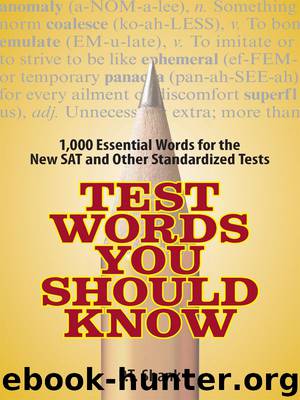 Test Words You should Know by P.T. Shank