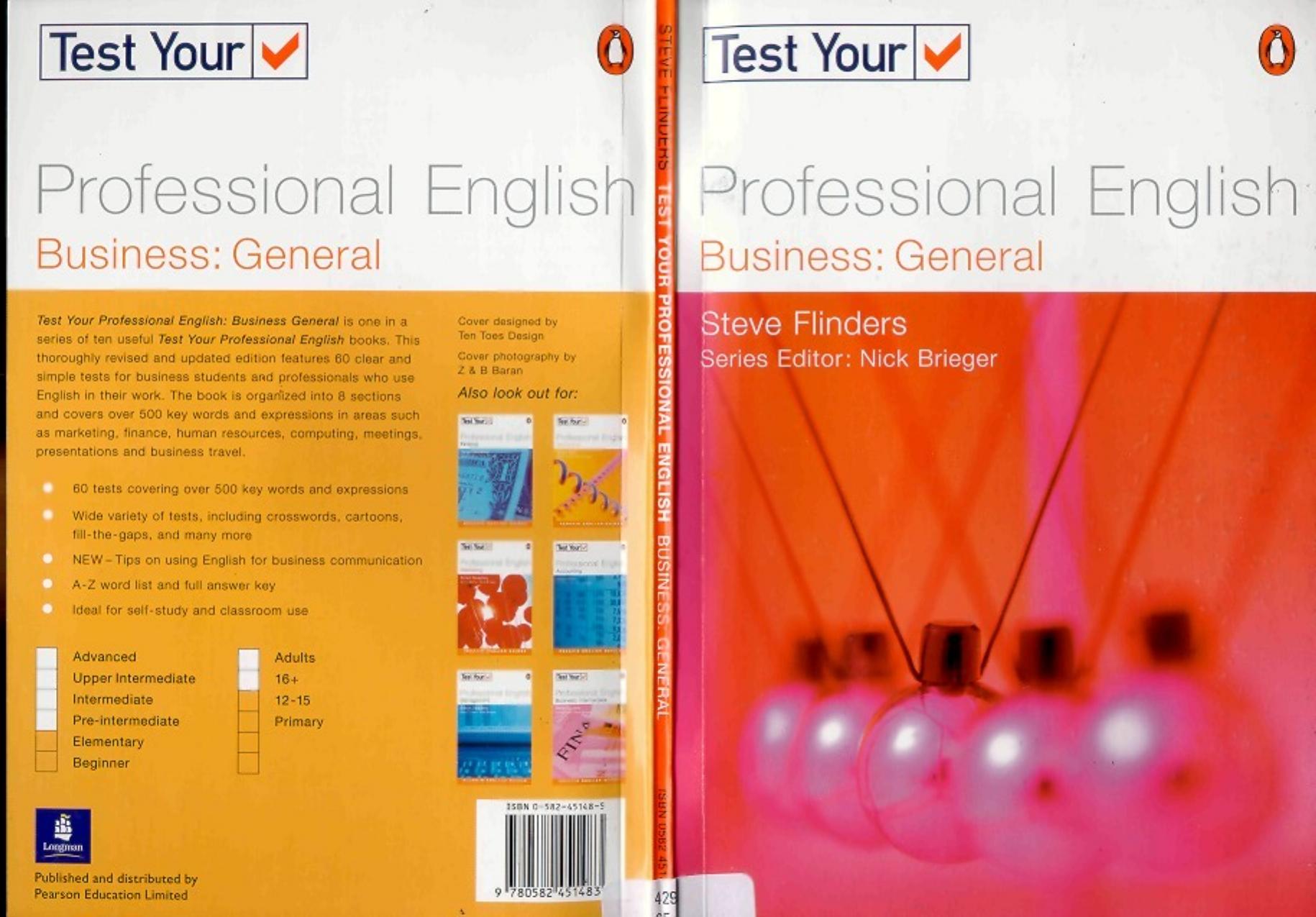 Test Your Professional English - Bus General by Simon Sweeney