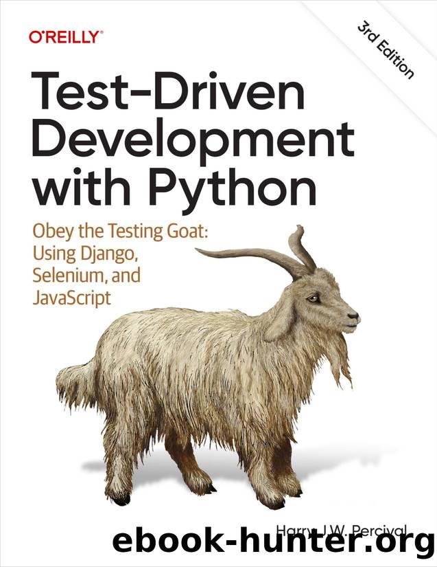 Test-Driven Development with Python (for True Epub) by Harry Percival