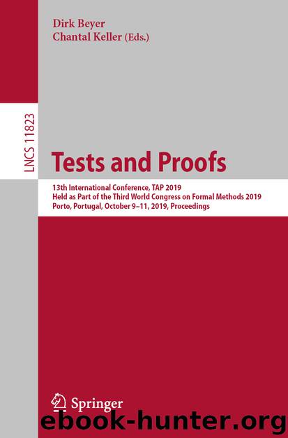 Tests and Proofs by Unknown