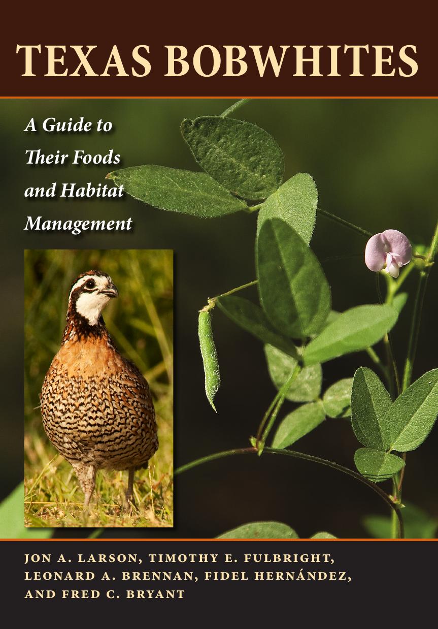 Texas Bobwhites: A Guide to Their Foods and Habitat Management by Jon A. Larson; Timothy E. Fulbright; Leonard A. Brennan; Fidel Hernández; Fred C. Bryant